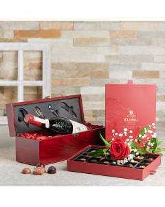 Valentine’s Wine & Chocolate Pairing Gift Set, Valentine's Day gifts
