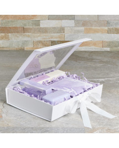 Tranquil Lavender Spa Gift Box, Valentine's Day gifts, spa gifts
