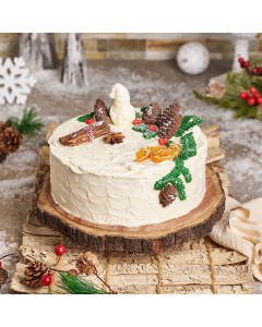 Merry Christmas Cake, cake gift, cake, gourmet gift, gourmet, christmas gift, christmas, holiday gift, holiday