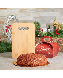 Classic Holiday Bacon Cheeseball, Christmas Gift Baskets, Xmas Gift Set, Cheeseball, USA Delivery