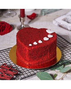 Romantic Heart Cake, cake gift, cake, gourmet gift, gourmet, baked goods gift, baked goods, valentines day gift, valentines day