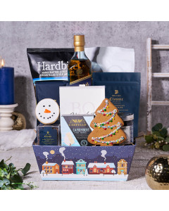 Snowy Snack & Liquor Gift Set