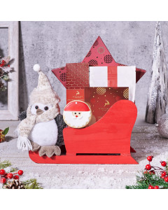 Sweet Christmas Sleigh Ride, chocolate gift, chocolate, gourmet gift, gourmet, christmas gift, christmas, holiday gift, holiday