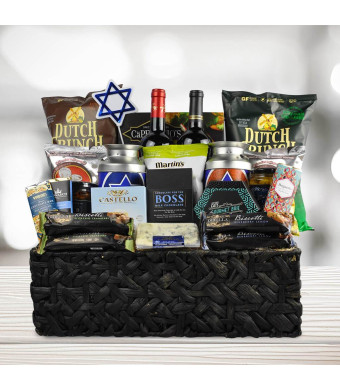 The "Happy Hanukkah" Wine Gift Basket