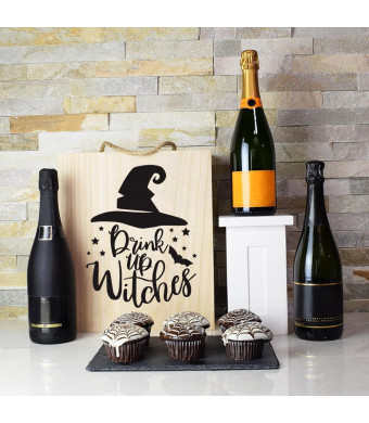 “Drink Up Witches” Champagne Gift Set