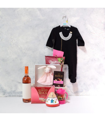 Treats for Mom and Baby Girl Gift Basket