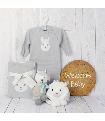 Welcome Baby Cookie Unisex Gift Set