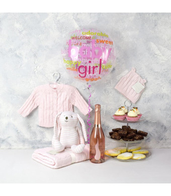 Deluxe Sweet Baby Girl Gift Basket