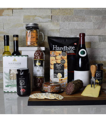 Wine & Cheese Delicatessen Gift Basket