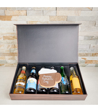 Cheers to Dad Craft Beer & Cookie Gift, father's day gift baskets, gourmet gifts, gifts, beer, father's day