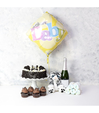 Cookies & Cream & Cupcakes Baby Gift Basket