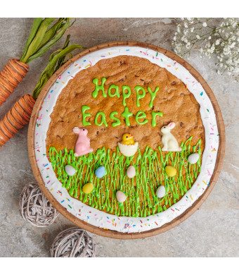 Giant decorated Easter Cookie. US and Canada Delivery.