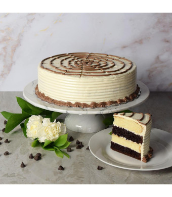 Large Black + White Layer Cake