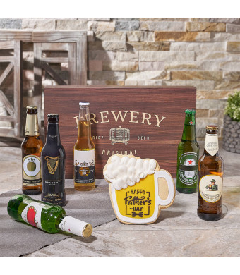 Cheers to Dad Beer & Cookie Gift, father's day gift baskets, gourmet gifts, gifts, beer, father's day
