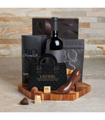 Chocolates & Wine Pair Gift Basket
