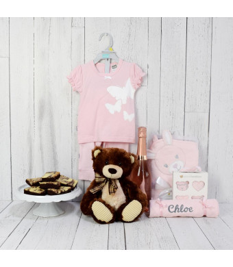 CUTE BABY GIFTS SET & CHAMPAGNE
