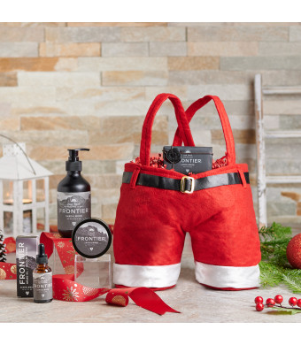 Santa's Winter Skincare Set, spa gift baskets, Christmas gift baskets