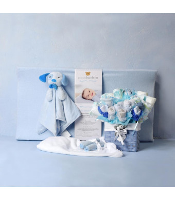 THE BABY BOY COMFORT & CHANGING SET