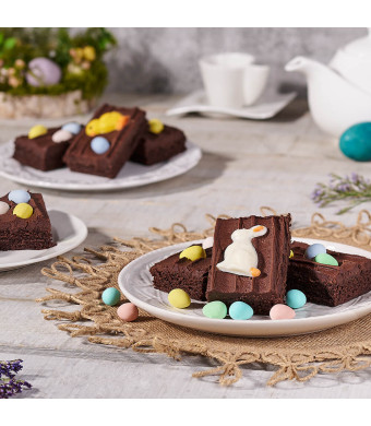 Easter Egg Brownies, easter gift, easter, gourmet gift, gourmet, baked goods gift, baked goods, brownie gift, brownie, Set 26225-2023