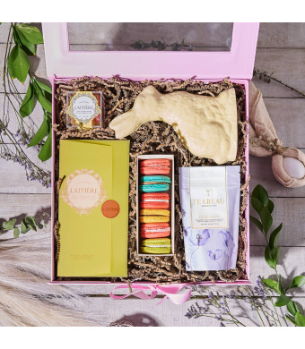 Easter Tea & Treat Gift Box, easter gift, easter, chocolate gift, chocolate, gourmet gift, gourmet, tea gift, tea