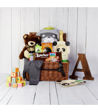 SPECIAL DELIVERY UNISEX BABY GIFT BASKET