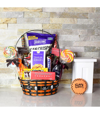Petrifying Purple Halloween Gift Basket
