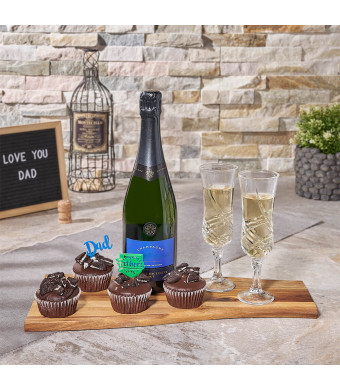 Father’s Day Celebration Gift with Champagne, champagne gift baskets, gourmet gifts, gifts, father’s day gifts