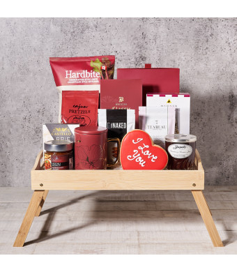 "Red Hot Love" Gift Basket, Valentine's Day gifts, cookie gifts
