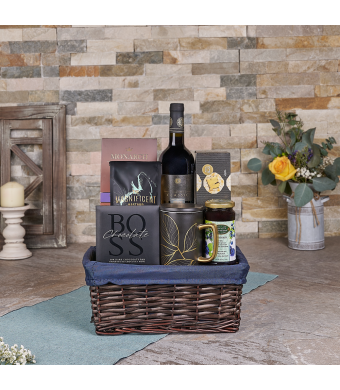 Happy Hanukkah Wine & Treats Gift Set