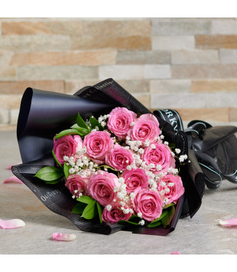 Bouquet of Pink Roses, Valentine's Day gifts, rose gift, roses, pink roses, valentines, valentines roses, valentines gift
