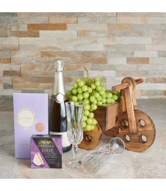 Sparkling Wine & Pairing Gift Basket