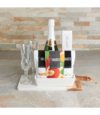 Nuts & Champagne Gift Set