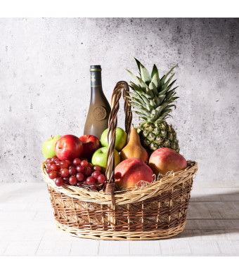 Georgina Fruit Basket, wine gift baskets, gourmet gifts, gifts, fruit, fruit basket