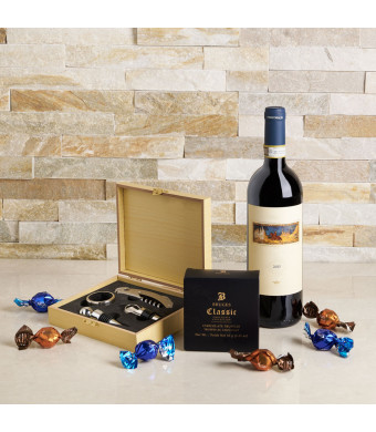 The Winsome Wine & Chocolate Gift Basket, wine gift baskets, gourmet gifts, gifts, US Delivery