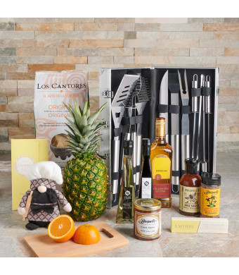 The Mediterranean Barbeque Gift Set with Liquor