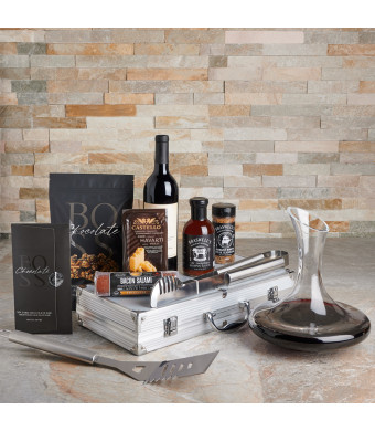 Smokin’ Grill Gift Set with Wine