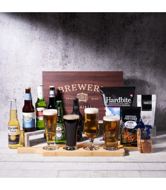 Ultimate Beer Tasting Gift Basket, beer gift baskets, gourmet gifts, gifts, beer, US Delivery