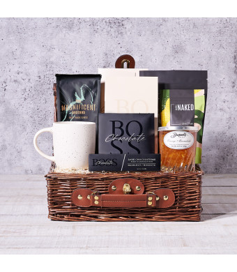 Festive Snack & Coffee Gift Basket