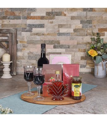 Kosher Wine & Sweets Basket