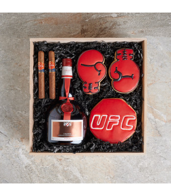 Ultimate Boxing Fan Gift Box, gourmet gift, cookie gift, liquor gift, sports, sports gift