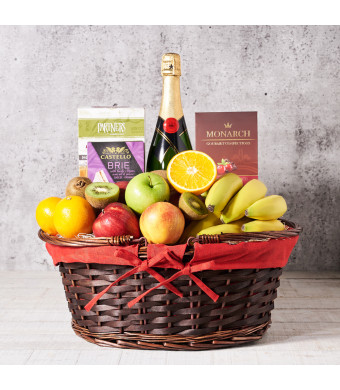 cheese, Fruits Gift Baskets, fruit, Champagne Gift Basket, champagne, champagne gift basket delivery, delivery champagne gift basket, fruit basket canada, canada fruit basket, toronto