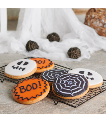 Spooky Shaped Halloween Cookies, Halloween Gifts, Halloween Baked Goods, Gourmet Cookies, USA Delivery