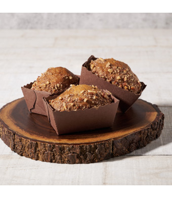 Banana Pecan Mini Loaf, Cakes, Baked Goods, USA Delivery
