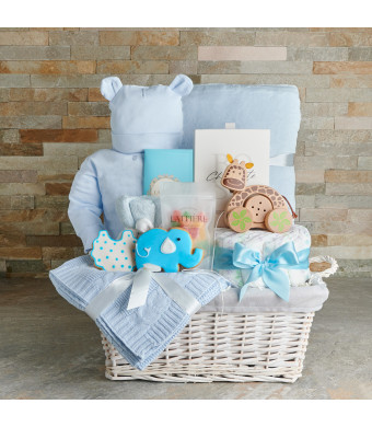 Welcoming a Baby Boy Celebration Gift Set