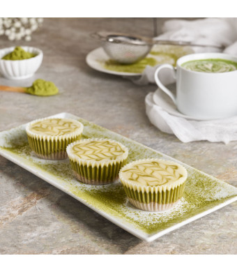 Matcha Cheesecake Cups, Baked Goods, Cheesecakes, USA Delivery