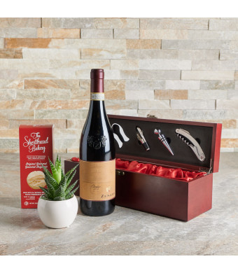 Royal Mahogany Wood Wine Basket, Wine Gift Baskets, USA Delivery