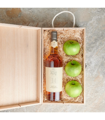 Delightful Fruit & Liquor Gift Basket, Fruit Gift Baskets, Liquor Gift Baskets, Liquor Gift Crates, USA Delivery