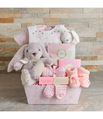 Complete Baby Girl Rabbit Gift Set, baby girl gift, baby girl, baby gift, baby, baby shower gift, baby shower