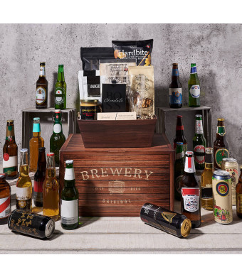 The Massive Beer Gift Crate, beer gift, beer, snack gift, snacks, gourmet gift, gourmet