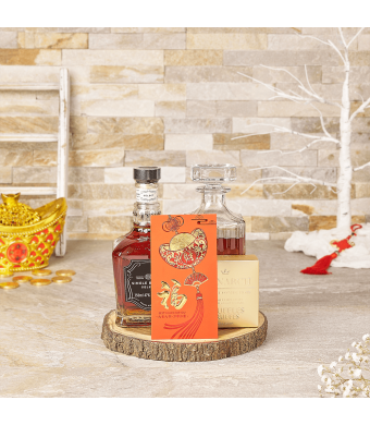 The Taste Of Elegance Gift Basket, liquor gift, liquor, spirits gift, spirits, chocolate gift, chocolate, chinese new year gift, chinese new year, lunar new year gift, lunar new year, USA delivery